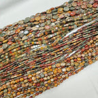 25Pcs 16mm Smooth Coin Natural Red Creek Jasper Beads - Image 7
