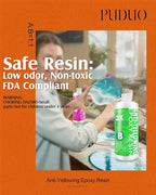 Epoxy Resin Crystal Clear Kit, Super Anti-Yellowing Craft Resin Epoxy 32OZ - Image 5