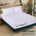 RUVANTI 100% Cotton Sheets – King Size Percale Bedding, Cooling & Breathable - Image 4