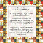 100% Cotton Fabric by the Yard – Turkish Quality Quilting & Sewing Fabric - Image 4