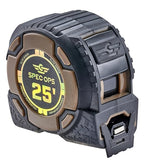 Spec Ops Tools 25-Foot Elite Series Magnetic Tape Measure, 1 1/4" Double-Sided by SpecOps