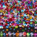 636pcs Glass Beads for Jewelry Making Assorted by OuMuaMua