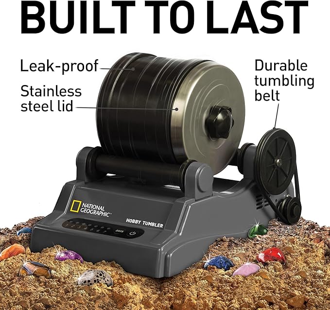 National Geographic Hobby Rock Tumbler Kit - Image 2