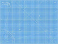 Elan Cutting Mat A2 Blue, Self Healing Cutting Mat 18x24 Inch, 5-Ply Craft by Elan