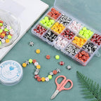 100Pcs Sports Ball Beads for Jewelry Making, Sports Polymer Clay Bead, Baseball - Image 4