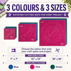 The Quilted Bear Rotating Cutting Mat 12" x 12" - Image 2