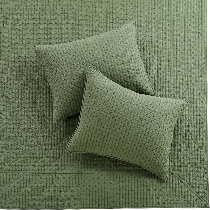 Levtex Home Cross Stitch Reversible King Bedspread Set - Image 5