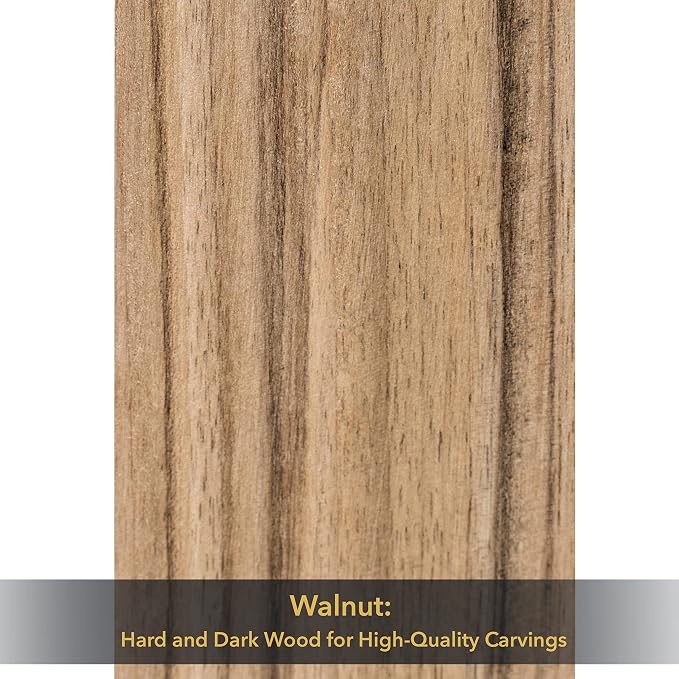 BeaverCraft Walnut Wood for Carving BW10 pcs Wooden Blocks for Whittling and - Image 4