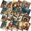 HunnmingRe 20 Pcs 10''x10'' Vintage Christmas Quilting Fabric Square Nutcracker by HunnmingRe