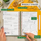 Clever Fox Dated Planner with Tabs 2026 – Weekly & Monthly Spiral Planner with - Image 3