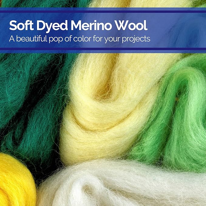 Revolution Fibers | Mixed Merino Wool Variety Pack | Perfect Wool Roving - Image 4