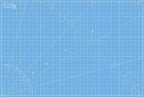 Elan Cutting Mat A1 Blue, Large Self Healing Cutting Mat 24 x 36 Inch, 5-Ply by Elan