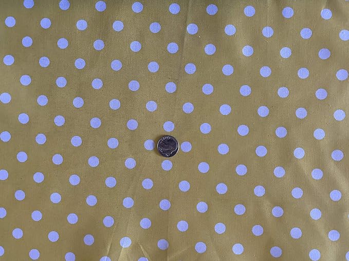 Valentina Textile inc Small Polka Dot Poly Cotton Multi-Colors 60" Wide by VALENTINATEXTILEINC