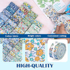 45 Pcs Fabric Jelly Rolls, Jelly Roll Strips - Image 3