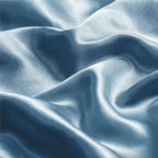 BEDELITE Satin Pillowcase with Zipper, Airy Blue King Size Pillow Cases Set of 2 - Image 3