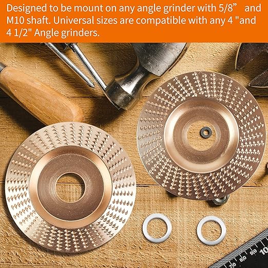 Pomsare 3PCS Angle Grinder Polishing Pad, Wood Carving Disc Set - Image 5