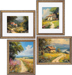 eletecpro 11x14 Vintage Picture Frame, Glass Cover, Bronze Gold, Horizontal or - Image 7