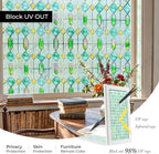 3D Stained Glass Window Film, Decorative Window Privacy Film - Image 3