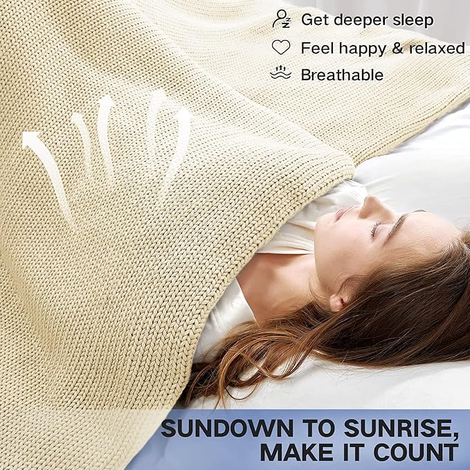 Guohaoi Knitted Weighted Blanket - Image 5