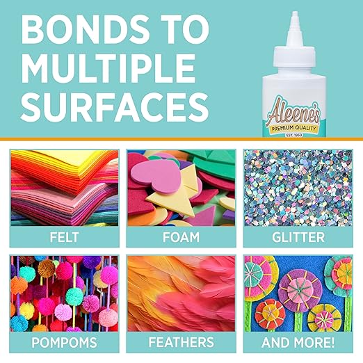 Aleene's Felt and Foam Glue, Strong Bond Tacky Glue, Felt and Fabric, 4 lf oz - Image 4