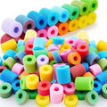 Frienda 100 Pcs Pool Noodles Bits Multicolor Craft Small Size Versatile Mixed by Frienda