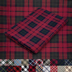 Pico Textiles 2 Yards Bolt Red and Green Tartan Plaid Flannel Fabric by PicoTextiles