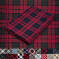 Pico Textiles 1 Yard Red and Green Tartan Plaid Flannel Fabric by PicoTextiles