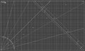 Elan Cutting Mat 36x60 Black & Taupe, Extra Large Self Healing Cutting Mat 36 x by Elan