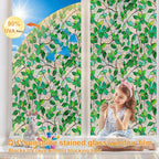 Stained Glass Window Privacy Film Decorative Rainbow Static Clings – Ideal - Image 3