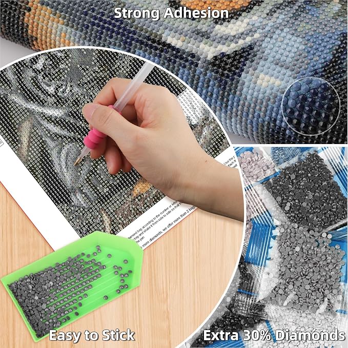 Lxmsja Tiger Cubs Diamond Art Kits - Image 4