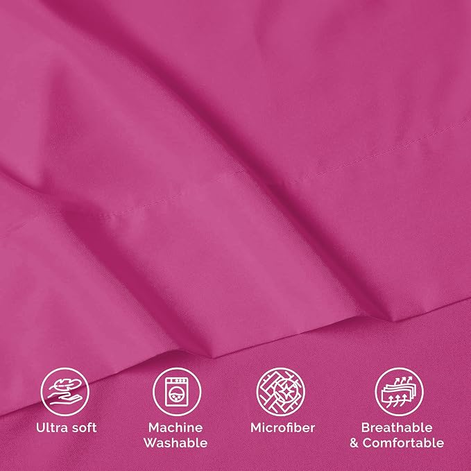 Elegant Comfort Wrinkle-Free 1500 Premier Hotel Quality 1-Piece Flat Sheet - Image 7