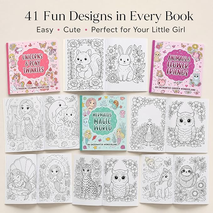 ZICOTO Fun Coloring Books for Kids Set of 3 - Image 5