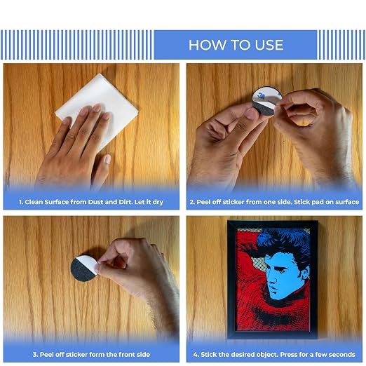 HASAAO 60 Pcs Double Sided Adhesive Pads, Heavy Duty Foam Mounting Tape | - Image 3