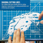 U.S. Art Supply 9" x 12" Self-Healing Cutting Mat 5-Ply - Image 4