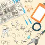 274Pcs Keychain Making Kit, Keychain Craft Including Key Chain Hooks, Key Rings - Image 7