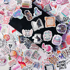 150 Pcs Romance Book Stickers for Kindle, Holographic Reading Sticker Packs for - Image 2