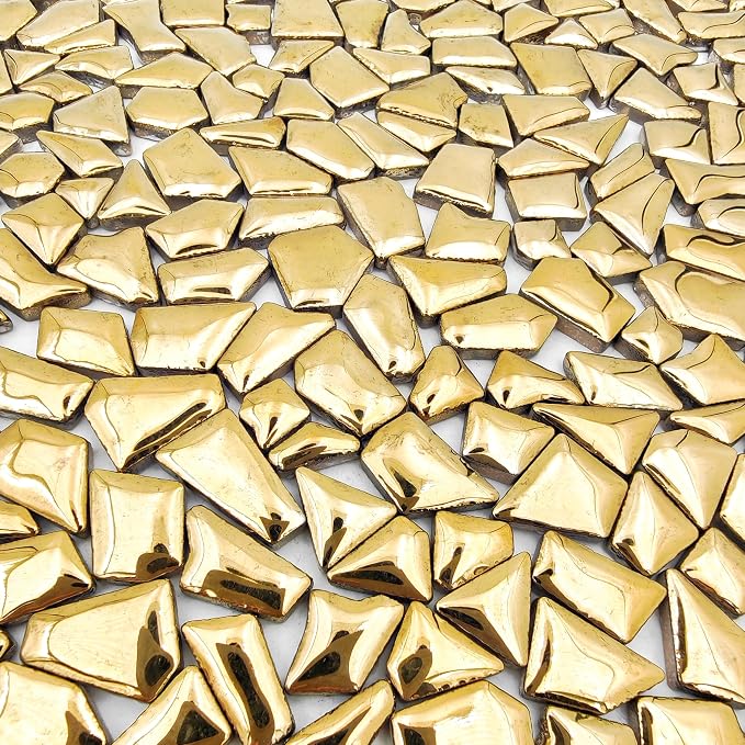 1.1lb Ceramic Mosaic Tiles, Mixed Colour Ceramic Mosaic Pieces - Image 5