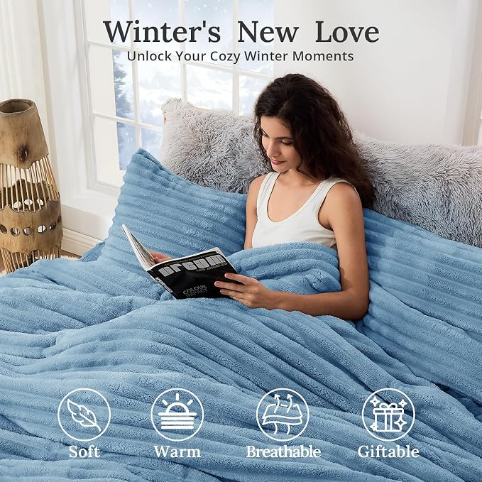 Sasttie California King Comforter Set 3 Pieces - Image 2