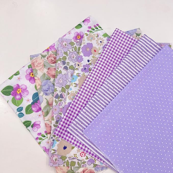 Cotton Fabric DIY Making Supplies Quilting Patchwork Fabric Fat Quarter Bundles by LMAEZNER