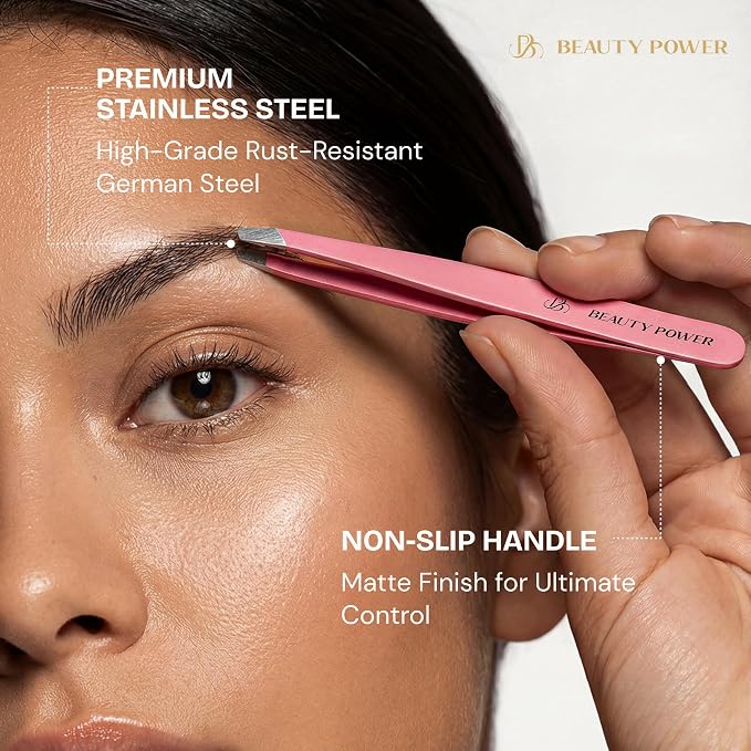 Beauty Power Tweezers for Women Facial Hair: Ultra Precision Tweezers for Women - Image 4