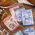 Girl's Japanese Retro Words Sticker Book, 700+ Kawaii Japanese Phrase Stickers - Image 2