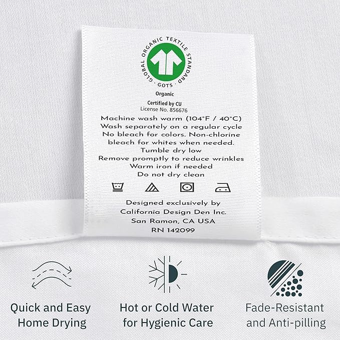 California Design Den King Bed Sheets Set - Image 7