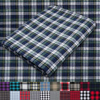 Pico Textiles 10 Yards Bolt Green and Blue Tartan Plaid Flannel Fabric by PicoTextiles