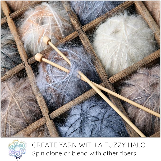 REAL MOHAIR LOCKS. Organic Natural White Wool Fiber - Image 6