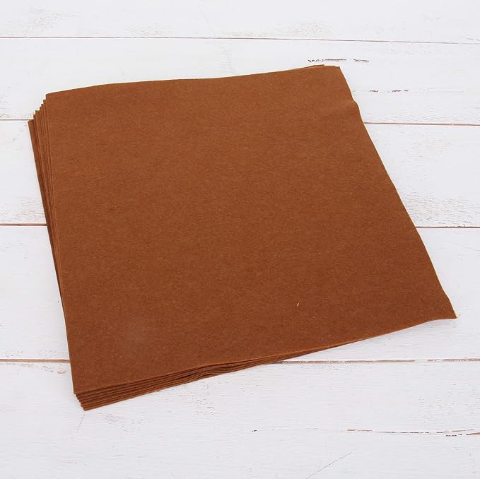 Threadart Brown Premium Felt Sheets by ThreadArt