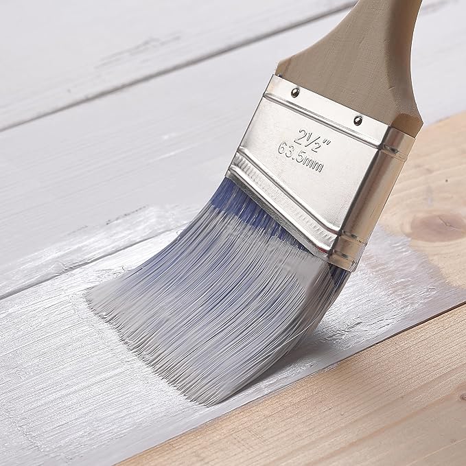 Bates- Paint Brushes, 12 Pack, Treated Wood Handle, Paint Brushes - Image 7