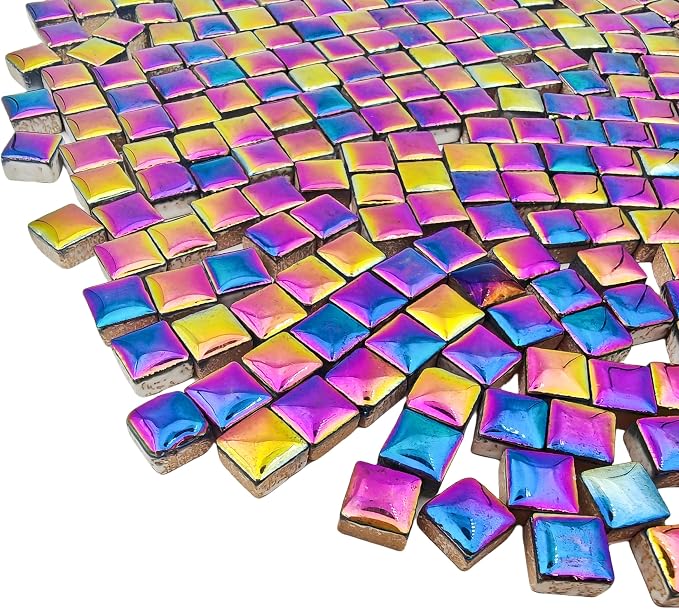 1.1lb Ceramic Mosaic Tiles for Crafts, Mosaic Pieces for Home Decoration or DIY - Image 2
