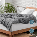 Bare Home Weighted Blanket Full or Queen Size 12lb - Image 5