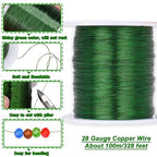 328 Feet Tarnish Resistant Copper Wires 28 Gauge/0.3mm Jewelry Craft Wires - Image 2