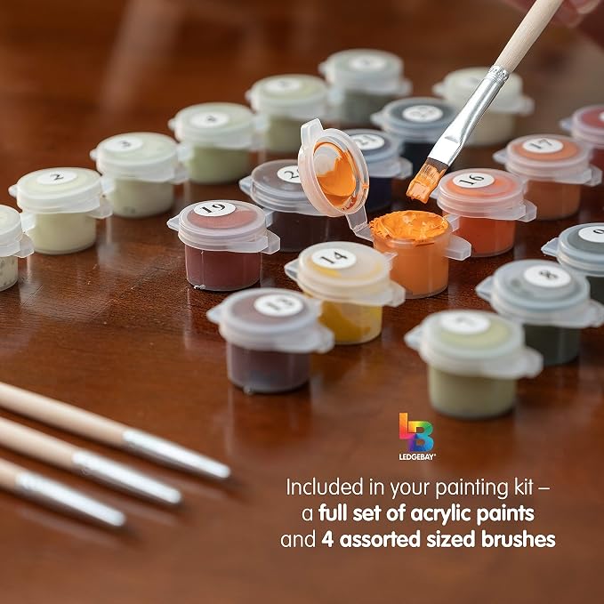 Ledgebay DIY Paint by Numbers Kit - Image 4